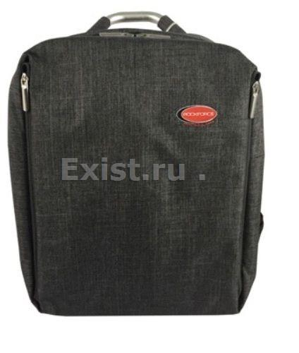 Сумка-рюкзак rf-0110 универсальная(жесткий каркас, утолщенные стенки для защиты ноутбука, выход для кабеля,9карманов, аллюм. фур