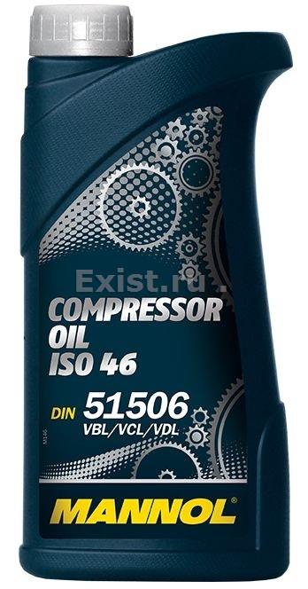 Масло компрессорное Compressor oil ISO 46, 1л