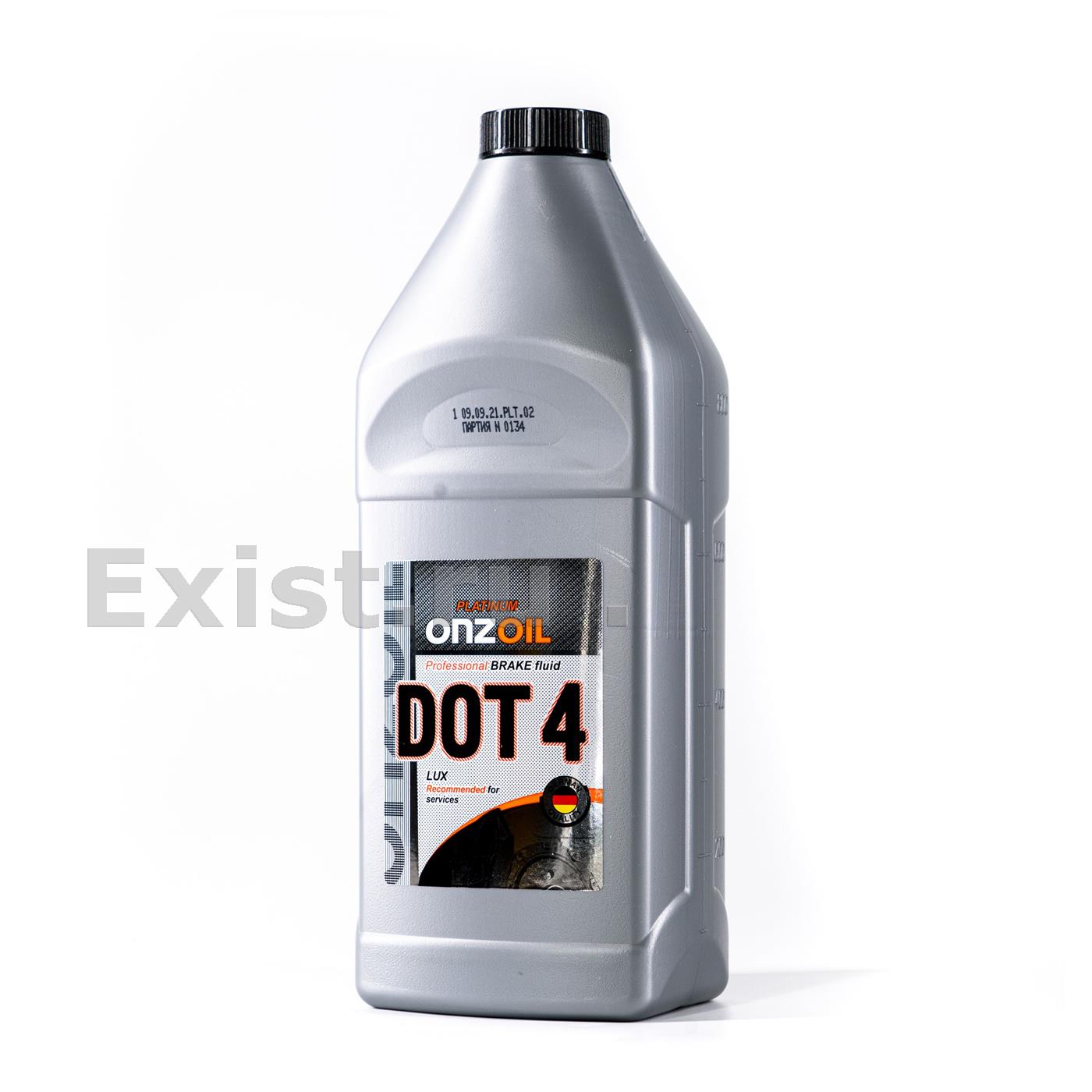 Жидкость тормозная DOT 4, Lux, 0.81л