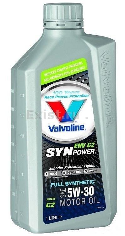 Valvoline 618606Масло моторное синтетическое SYNPOWER ENV C2 5W-30, 1л