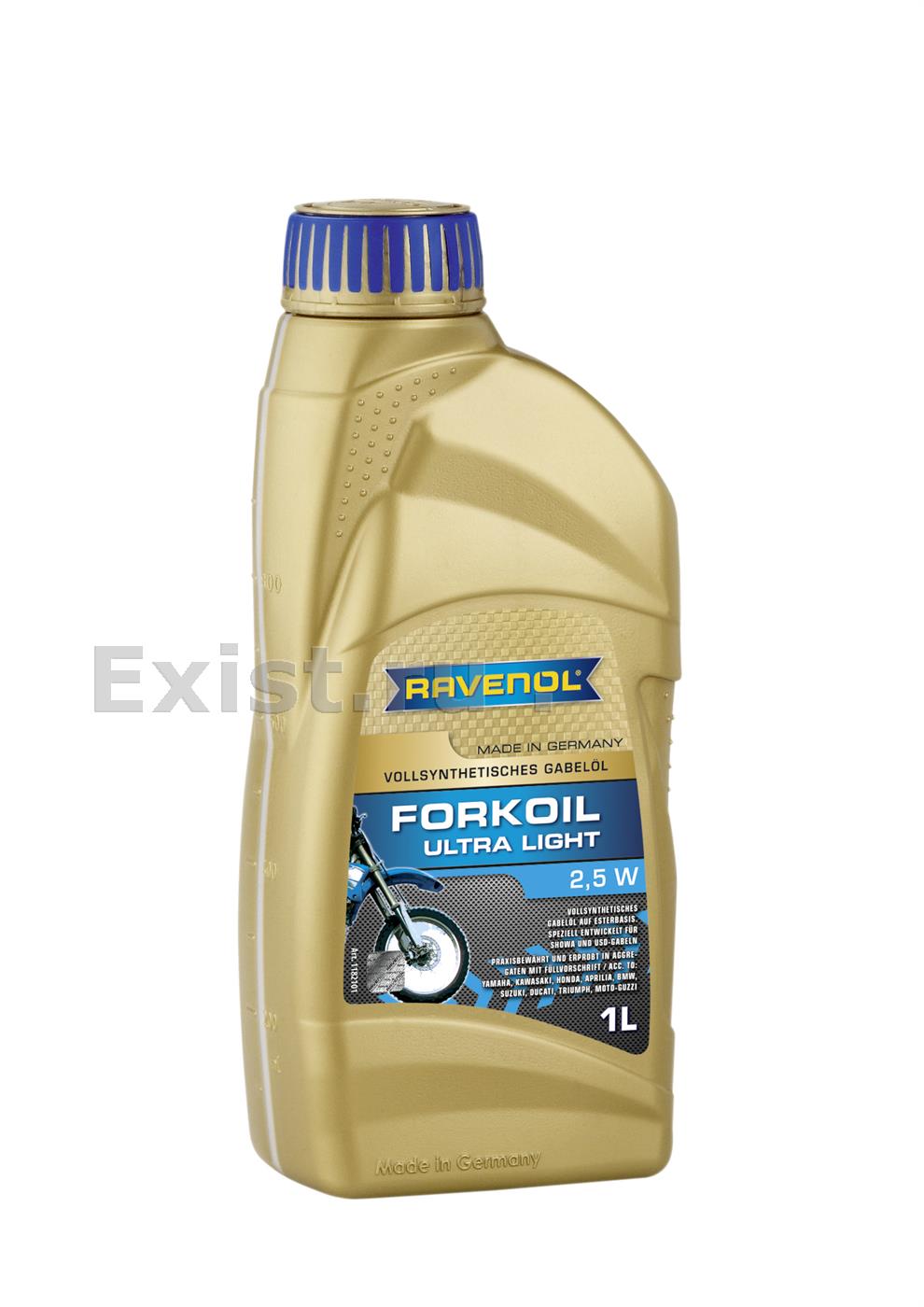 Вилочное масло ravenol forkoil ultra light 2,5w (1л) new