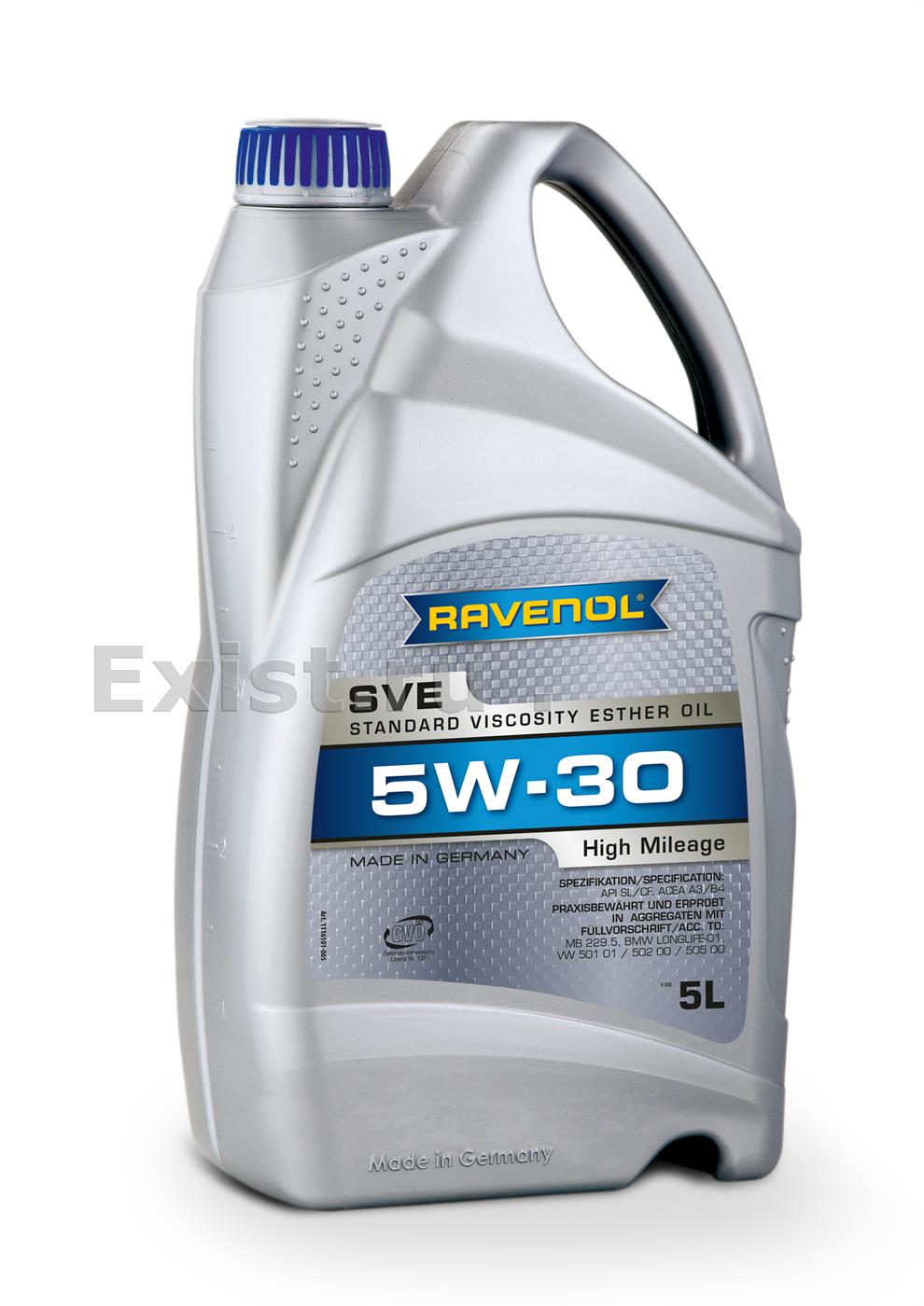 Ravenol 4014835802810Масло моторное полусинтетическое SVE Standard Viscosity Ester Oil 5W-30, 5л
