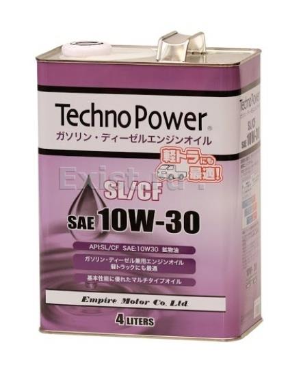 Techno Power TP-L4301Масло моторное минеральное Motor Oil 10W-30, 4л