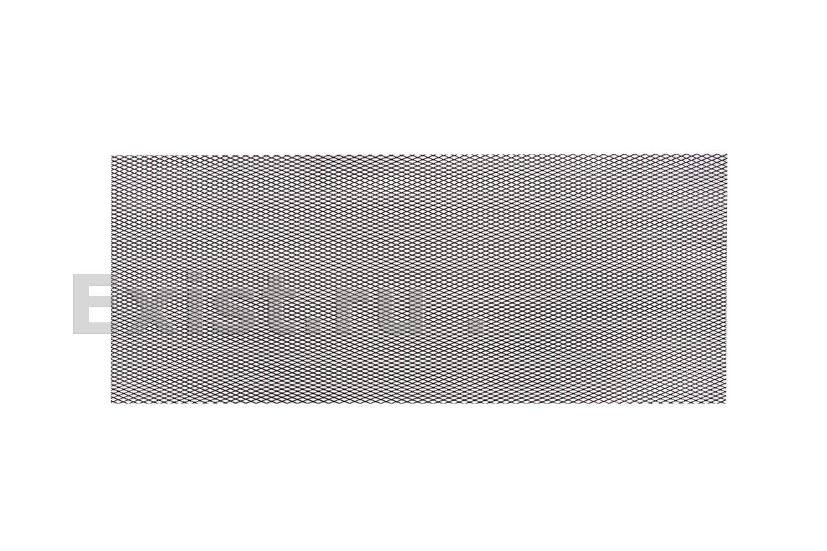 Облицовка радиатора (сетка декоративная) алюминий, 100 х 40 см, черная, ячейки 16мм х 6мм
