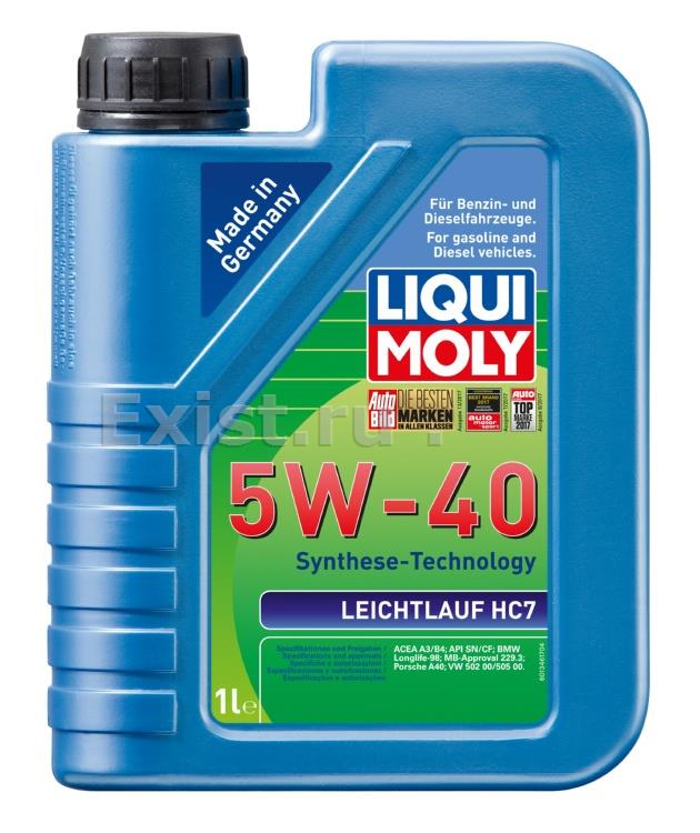 Liqui Moly 1346Масло моторное синтетическое Leichtlauf HC 7 5W-40, 1л