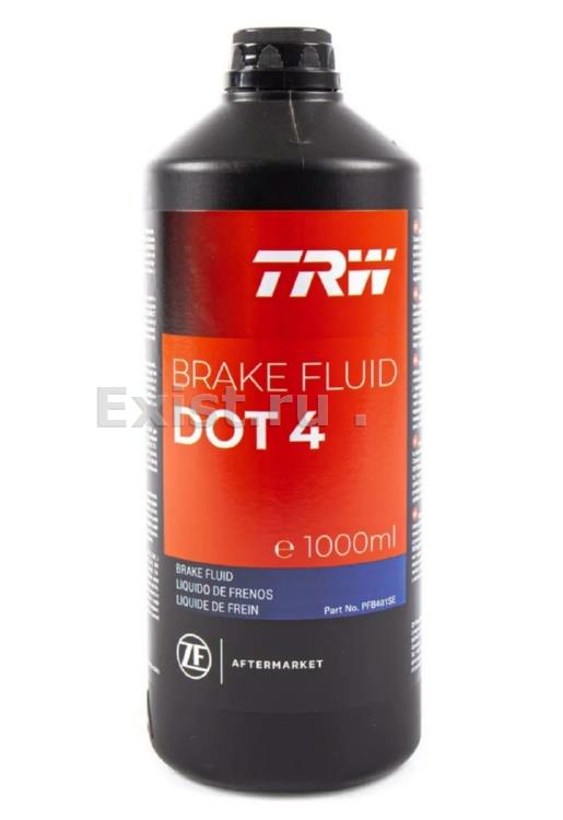 Жидкость тормозная DOT 4, BRAKE FLUID, 1л