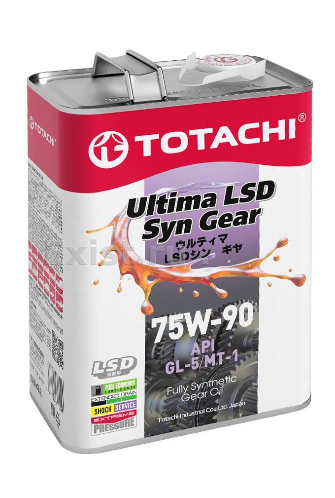 Масло трансмиссионное синтетическое Ultima LSD Syn-Gear 75W-90, 4л