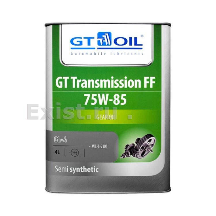 Масло трансмиссионное полусинтетическое GT Transmission FF 75W-85, 4л