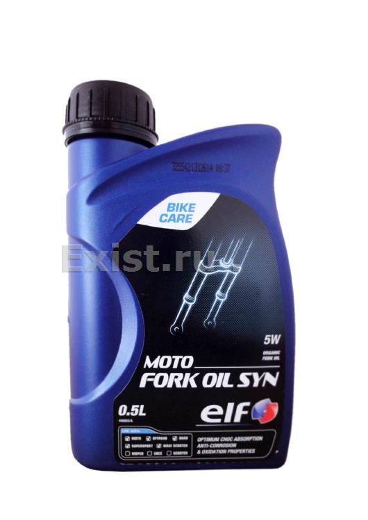 Масло для вилок и амортизаторов синтетическое Moto Fork Oil SYN 5W, 0.5л