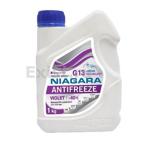 Жидкость охлаждающая 0.9л. NIAGARA G13, фиолетовая