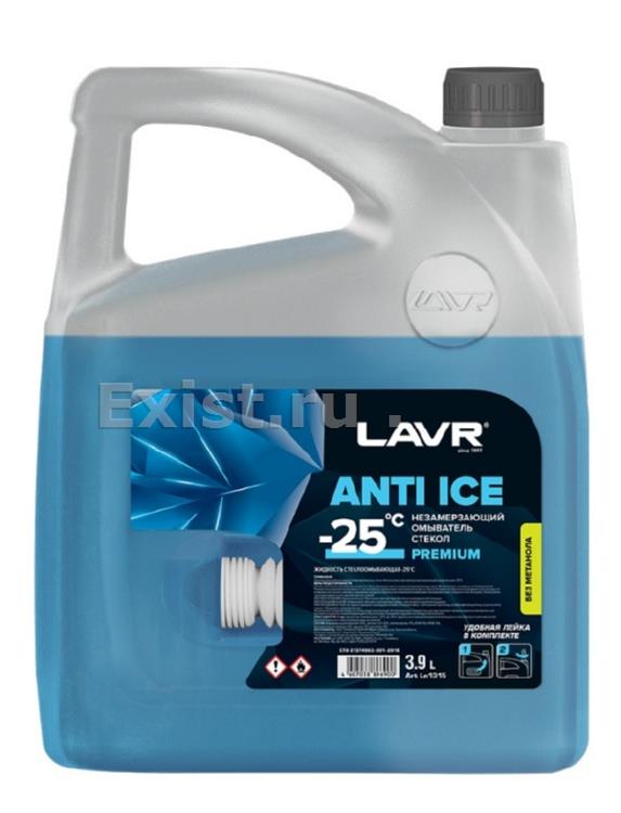 Незамерзающий омыватель стекол Anti Ice -25°С Premium, 3,9л