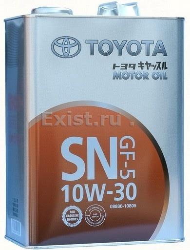 Toyota 08880-10805Масло моторное минеральное SN 10W-30, 4л