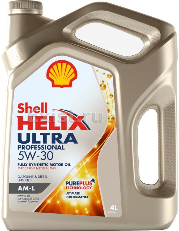 Shell 550046353Масло моторное синтетическое Helix Ultra Pro AM-L 5W-30, 4л