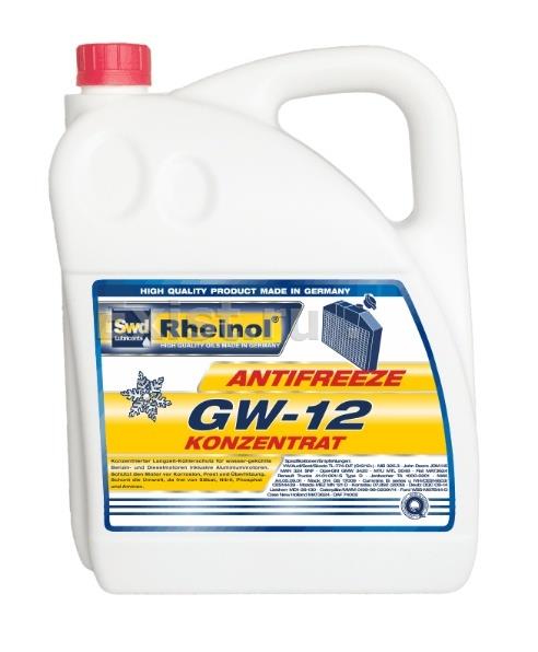 Жидкость охлаждающая 5л. Antifreeze GW-12 Konzentrat, красная, концентрат