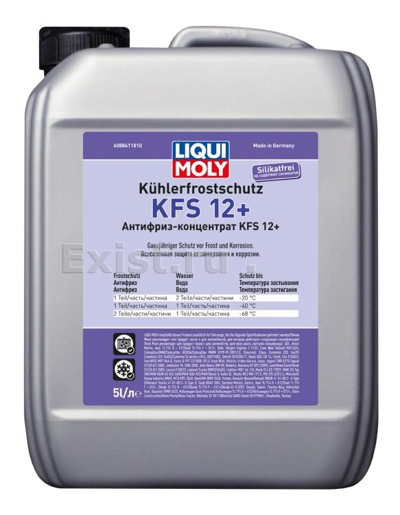 Жидкость охлаждающая 5л. Kuhlerfrostschutz KFS 12+, красная, концентрат