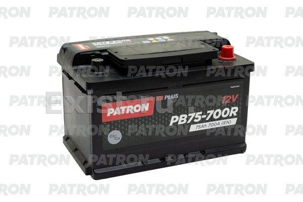 Аккумулятор Patron обратная полярность 75 Ач