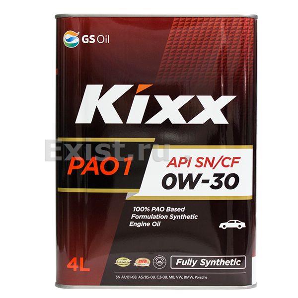 Kixx L208144TE1Масло моторное синтетическое PAO 1 0W-30, 4л