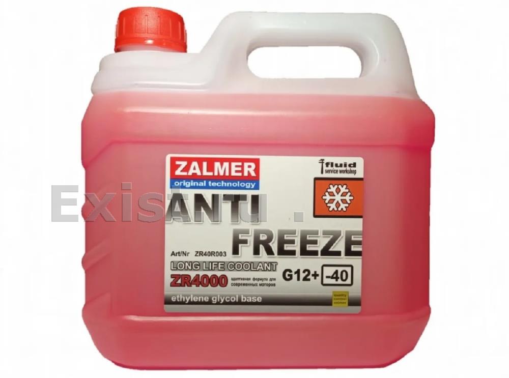 Жидкость охлаждающая 2.7л. Antifreeze LLC ZR 4000 G12+, красная