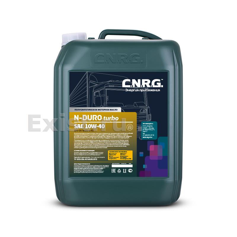 C.N.R.G. CNRG-032-0020Масло моторное полусинтетическое N-Duro Turbo 10W-40, 20л