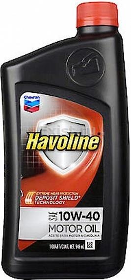 Chevron 223396481Масло моторное полусинтетическое Havoline Motor Oil 10W-40, 0.946л