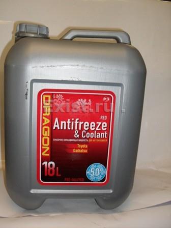 Жидкость охлаждающая 18л. antifreeze&coolant, красная