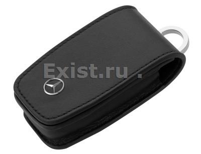 Кожаный футляр для ключей mercedes-benz key wallet gen.8, black
