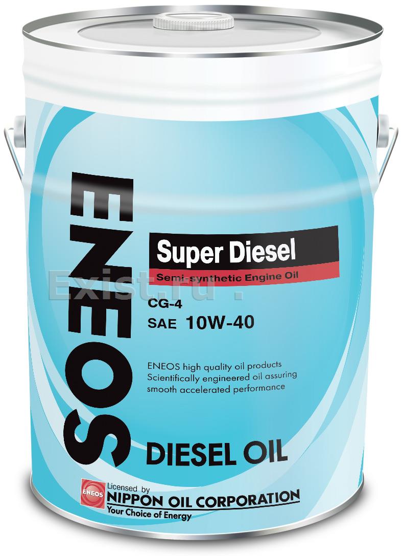 Eneos OIL1327Масло моторное полусинтетическое DIESEL CG-4 10W-40, 20л