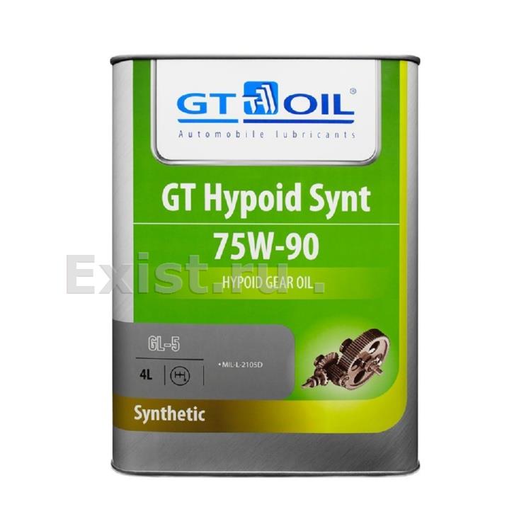 Масло трансмиссионное синтетическое GT Hypoid Synt 75W-90, 4л