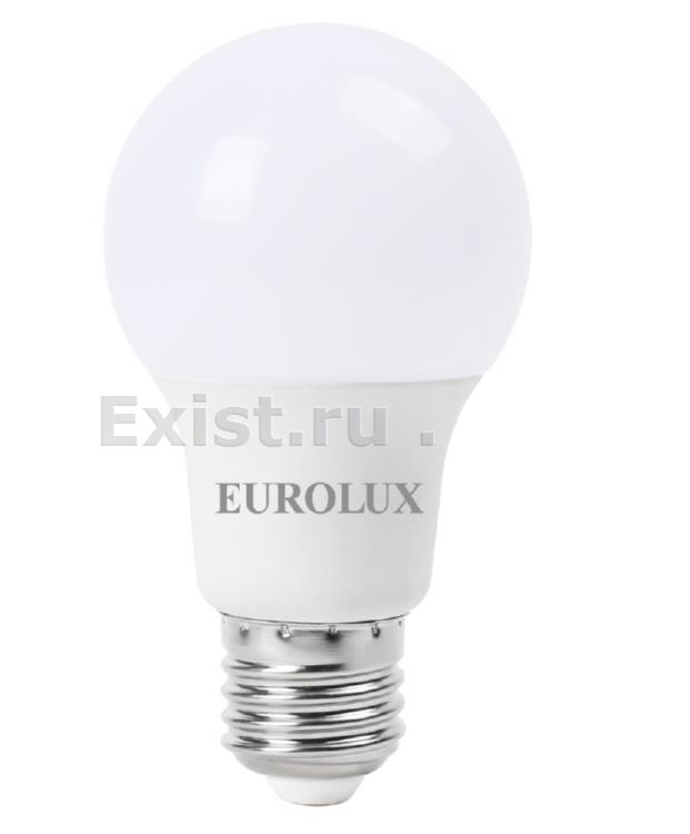 Лампа светодиодная eurolux ll-e-a60-9w-230-2,7k-e27