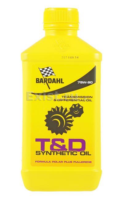 Масло трансмиссионное синтетическое T&D SYNTHETIC OIL 75W-90, 1л