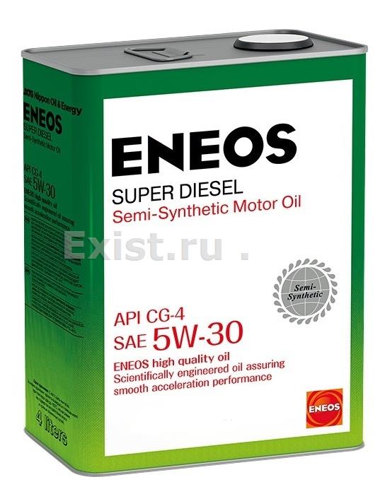 Eneos 8809478943473Масло моторное полусинтетическое Super Diesel 5W-30, 4л
