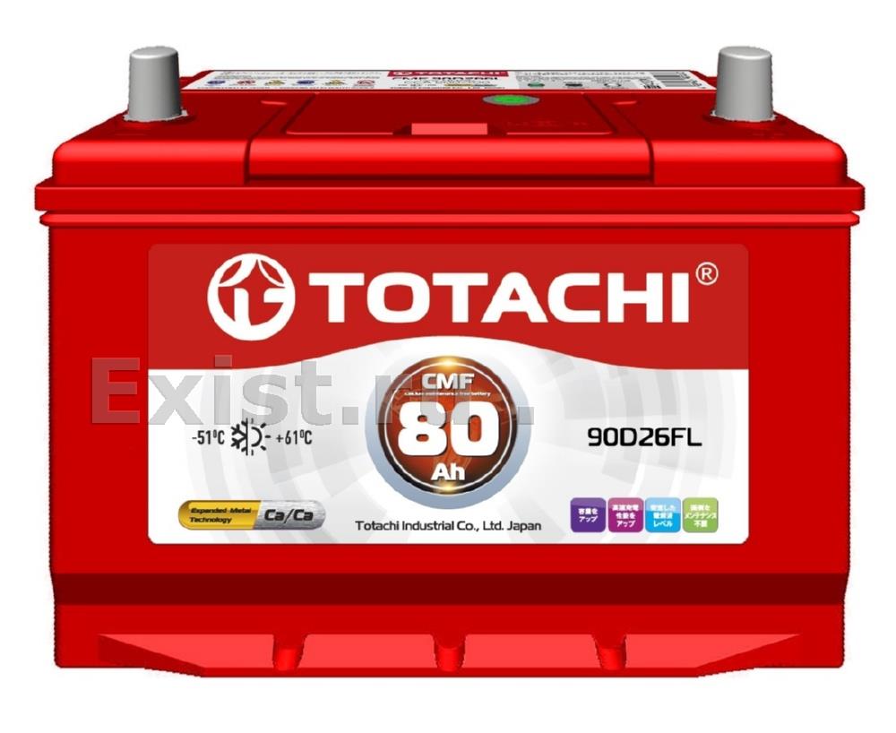 Аккумулятор Totachi обратная полярность 80 Ач