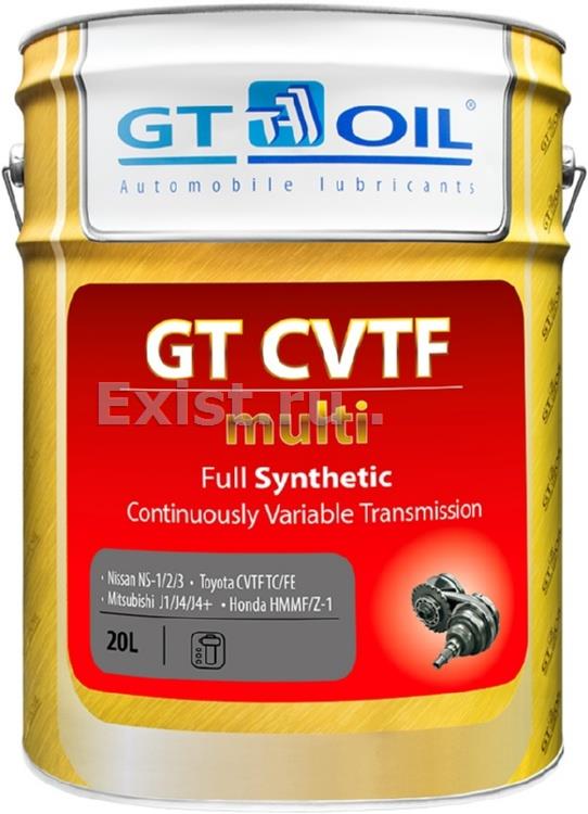 Масло трансмиссионное синтетическое GT CVTF Multi, 20л