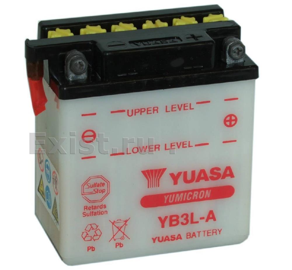 Аккумулятор Yuasa обратная полярность 3 Ач