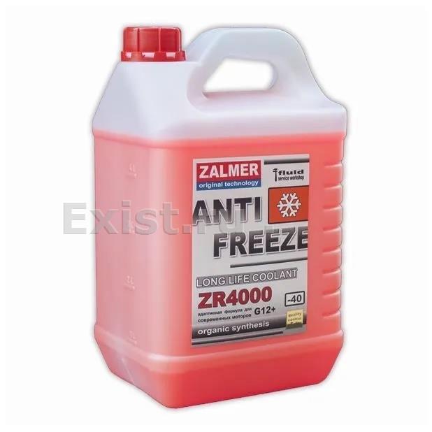 Жидкость охлаждающая 4.5л. Antifreeze LLC ZR 4000 G12+, красная