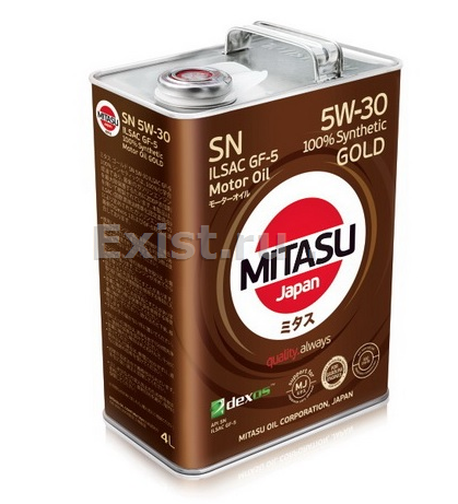 Mitasu MJ-101-4Масло моторное синтетическое GOLD 5W-30, 4л