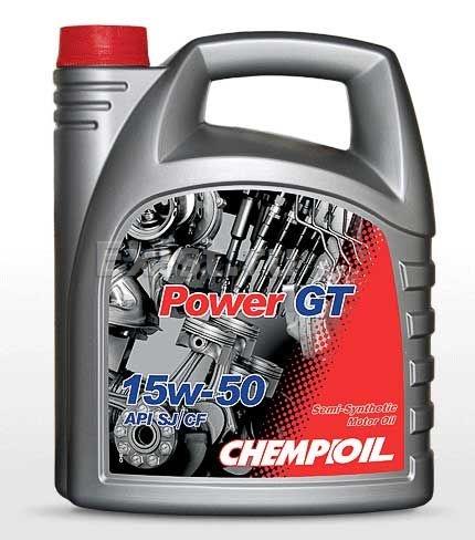 Chempioil 4770242272102Масло моторное полусинтетическое Power GT 15W-50, 4л