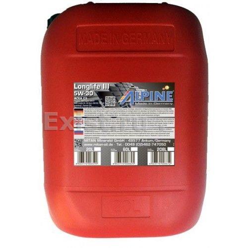 Масло моторное синтетическое Longlife lll 5W-30, 20л Высокопроизводительное маловязкое синтетическое моторное масло для бензиновых и дизельных двигателей легковых автомобилей, с низким содержанием серы, золы и фосфора (низкий SAP). Базовые масла новейшей 