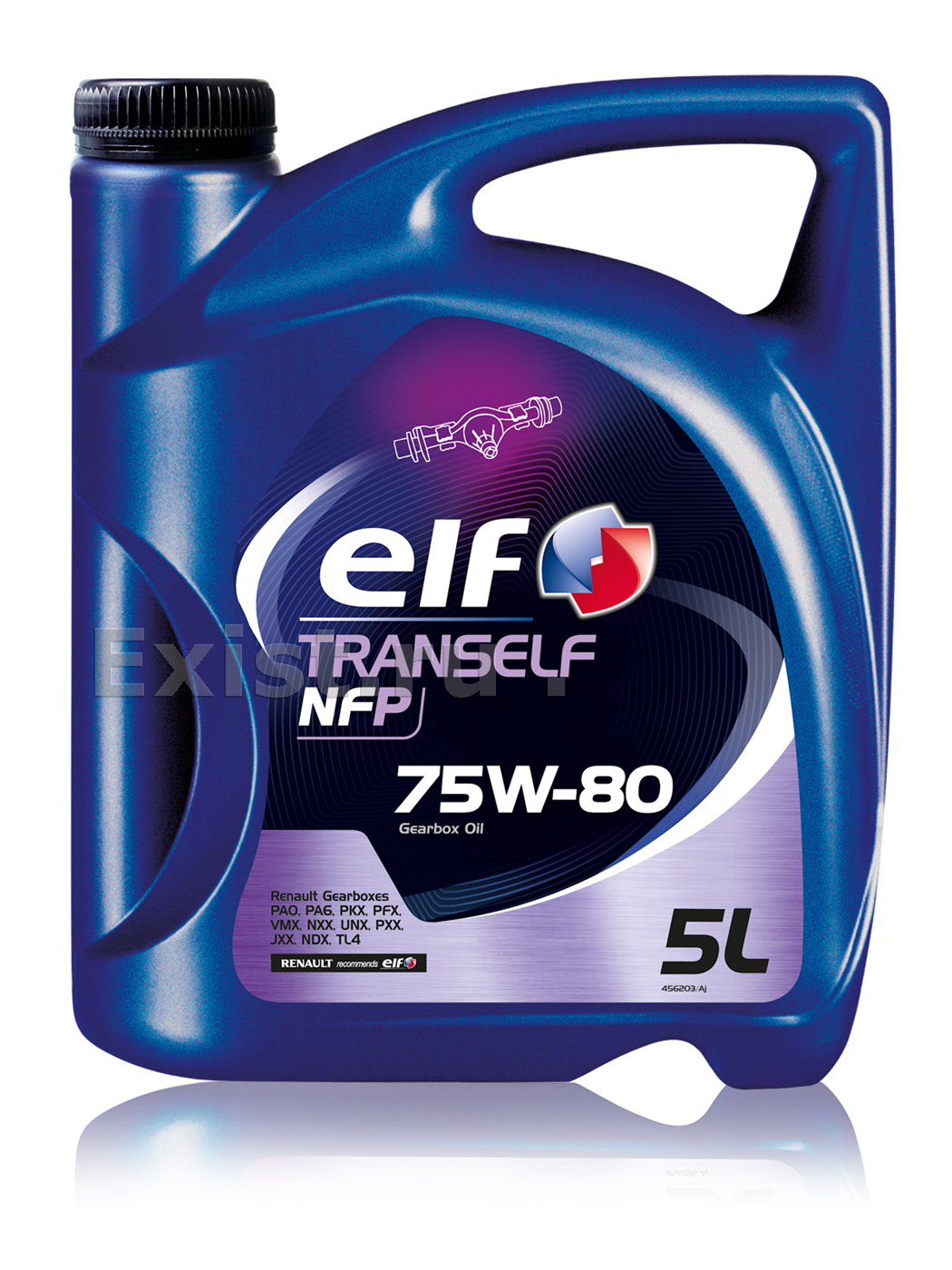 Масло трансмиссионное синтетическое TransElf NFP 75W-80, 5л