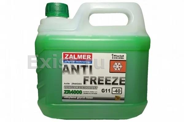 Жидкость охлаждающая 2.7л. Antifreeze LLC ZR 4000 G11, зелёная
