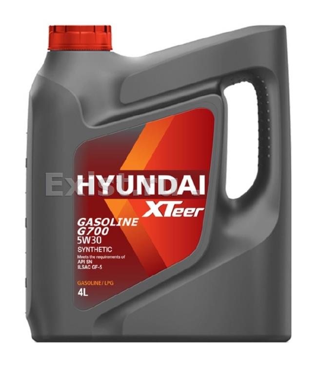 Hyundai XTeer 1041135Масло моторное синтетическое Gasoline G700 5W-30, 4л