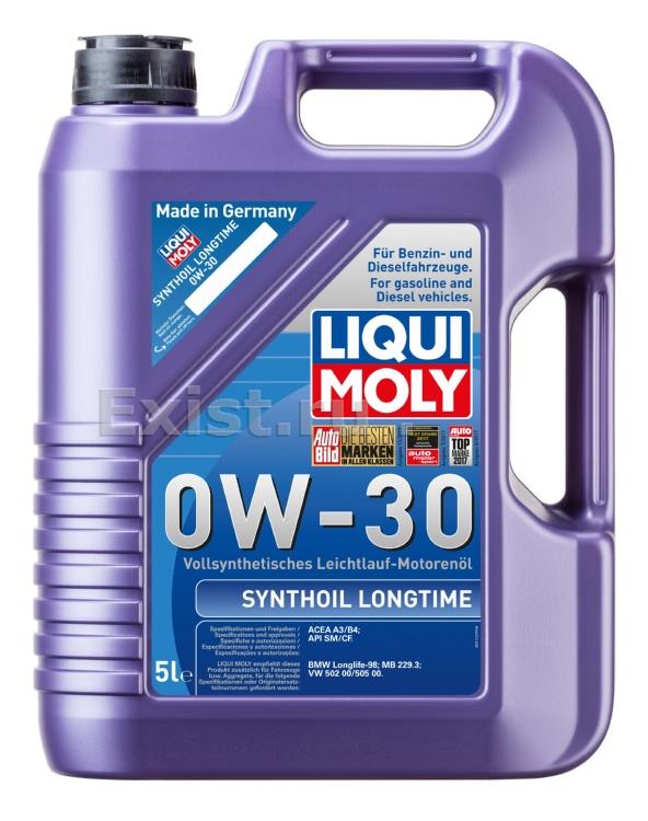 Liqui Moly 8977Масло моторное синтетическое Synthoil Longtime 0W-30, 5л
