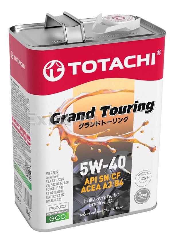 Totachi 11904Масло моторное синтетическое Grand Touring Fully Synthetic SN 5W-40, 4л