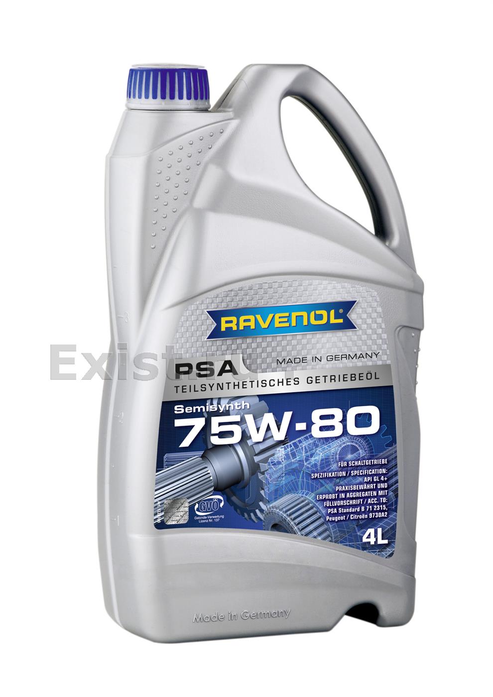 Трансмиссионное масло ravenol psa sae 75w-80 (4 л) new