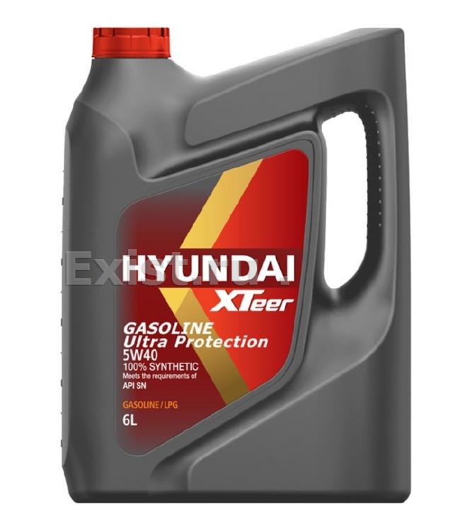 Hyundai XTeer 1061126Масло моторное синтетическое Gasoline Ultra Protection 5W-40, 6л