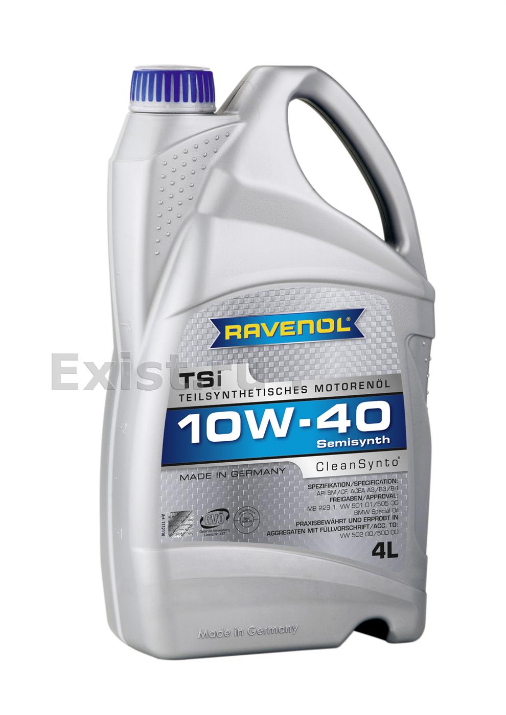 Ravenol 4014835724198Масло моторное полусинтетическое TSI 10W-40, 4л