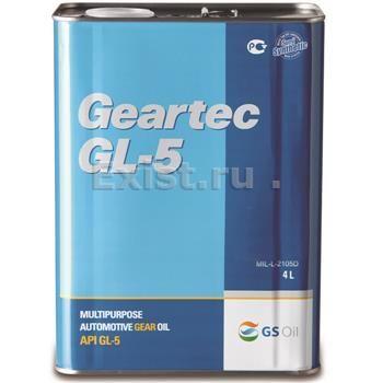 Масло трансмиссионное полусинтетическое GEARTEC GL-5 75W-90, 4л