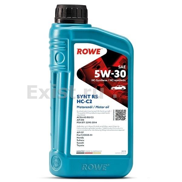 Rowe 20113-0010-99Масло моторное hc-синтетическое Hightec Synt RS HC-C2 5W-30, 1л