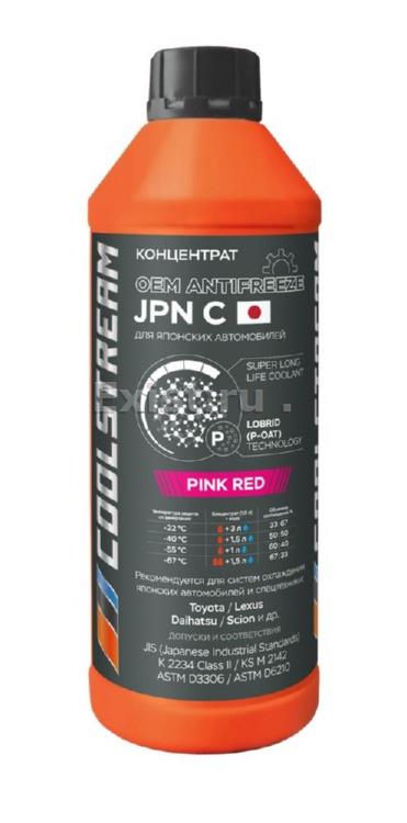 Жидкость охлаждающая 1.5л. JPN Red, красная