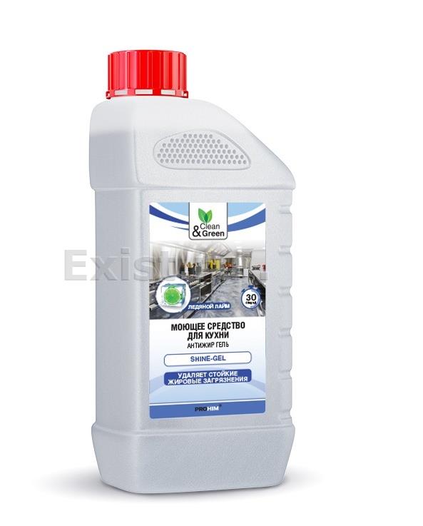 Моющее средство для кухни (антижир, гель) 1 л. clean&green cg8060